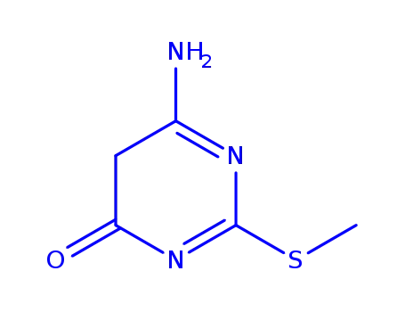 Molecular Structure of 186380-87-0 (4(5H)-PYRIMIDINONE, 6-AMINO-2-(METHYLTHIO)-)