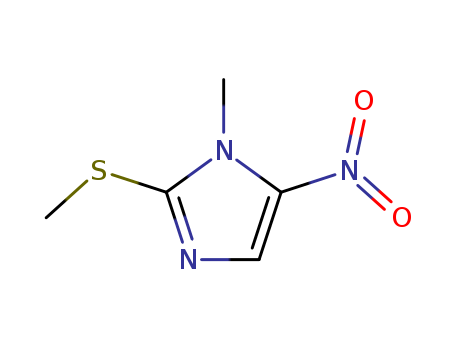 1-Methyl-2-(methylthio)-5-nitro-1H-imidazole