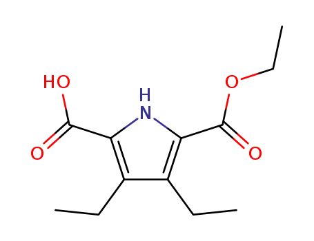 3,4-diethyl-pyrrole-2,5-dicarboxylic acid monoethyl ester