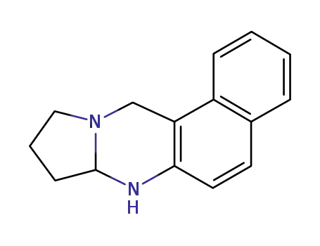Molecular Structure of 16201-77-7 (7,7a,8,9,10,12-hexahydrobenzo[f]pyrrolo[2,1-b]quinazoline)