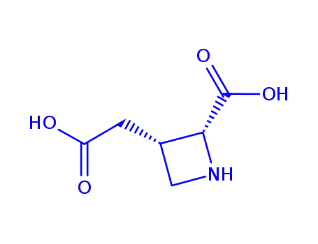 3-Azetidineaceticacid,2-carboxy-,(2R-trans)-(9CI)