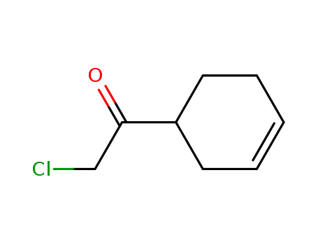 Molecular Structure of 1614-91-1 (Ethanone, 2-chloro-1-(3-cyclohexen-1-yl)- (9CI))