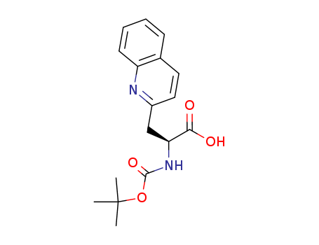 2-Quinolinepropanoicacid, a-[[(1,1-dimethylethoxy)carbonyl]amino]-,(aS)-