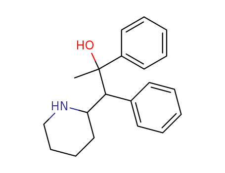 2-Piperidineethanol, a-methyl-a,b-diphenyl- cas  16162-97-3