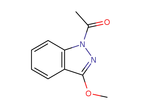 Molecular Structure of 5575-35-9 (1-acetyl-3-methylindazole)