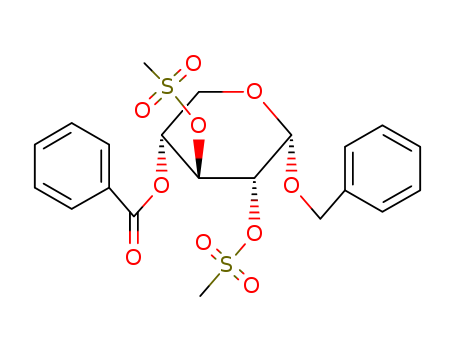 Xylopyranoside, benzyl,4-benzoate 2,3-dimethanesulfonate, a-D- (8CI)