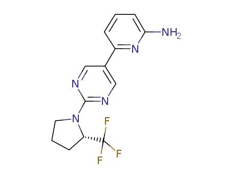 (S)-6-(2-(2-(trifluoromethyl)pyrrolidin-1-yl)pyrimidin-5-yl)pyridine-2-amine