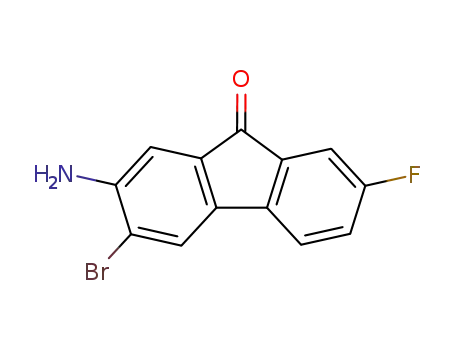 2-amino-3-bromo-7-fluoro-fluoren-9-one
