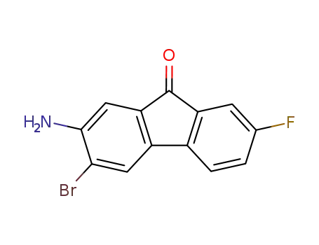 2-아미노-3-브로모-7-플루오로-플루오렌-9-온