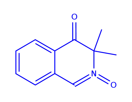 Molecular Structure of 184375-98-2 (3,3-dimethyl-2-oxido-isoquinolin-4-one)