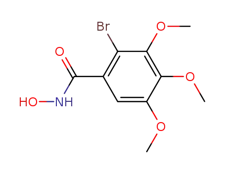 Molecular Structure of 16148-83-7 (2-bromo-N-hydroxy-3,4,5-trimethoxybenzamide)