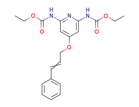 2,6-Pyridinedicarbamicacid, 4-(cinnamyloxy)-, diethyl ester (8CI) cas  18986-42-0