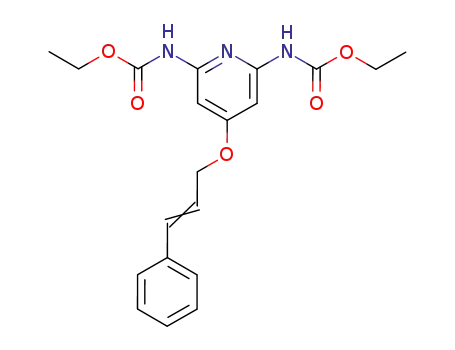 Molecular Structure of 18986-42-0 (diethyl {4-[(3-phenylprop-2-en-1-yl)oxy]pyridine-2,6-diyl}biscarbamate)