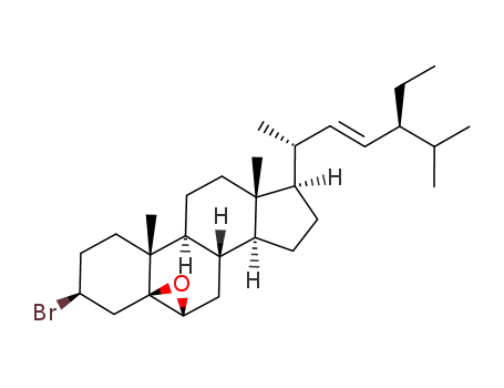 (22E)-3β-bromo-5β,6β-epoxystigmast-22-ene