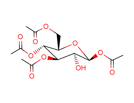 Molecular Structure of 65370-84-5 (1,3,4,6-tetra-O-acetyl-L-gulopyranose)