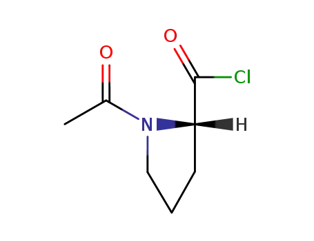 2-피롤리딘카르보닐클로라이드,1-아세틸-,(S)-(9CI)