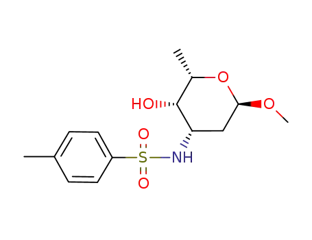 Methyl-2,3,6-tridesoxy-3-(p-tolylsulfonylamino)-α-L-lyxo-hexopyranosid
