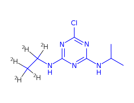 1,3,5-Triazine-2,4-diamine,6-chloro-N-(ethyl-d5)-N'-(1-methylethyl)- (9CI)                                                                                                                              