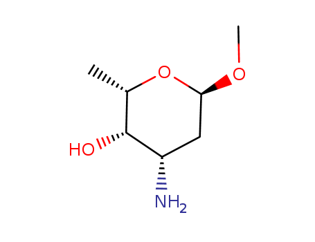 a-L-lyxo-Hexopyranoside, methyl3-amino-2,3,6-trideoxy- cas  18977-92-9