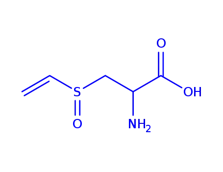 Molecular Structure of 189082-79-9 (L-Alanine, 3-[(S)-ethenylsulfinyl]- (9CI))