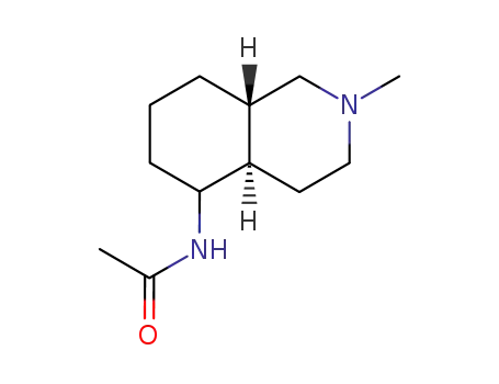 Molecular Structure of 27495-07-4 (N-[(4aR,5S,8aR)-2-methyldecahydroisoquinolin-5-yl]acetamide)