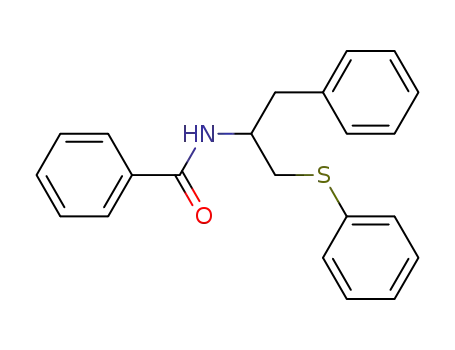 Molecular Structure of 19071-63-7 (N-(alpha-((Phenylthio)methyl)phenethyl)benzamide)