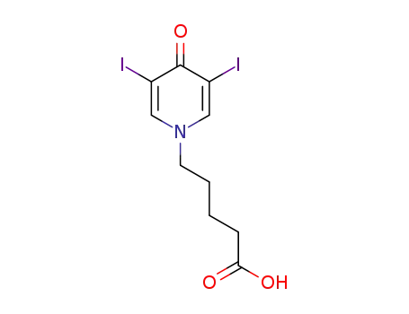 3,5-Diiodo-4-oxo-1(4H)-pyridinevaleric acid