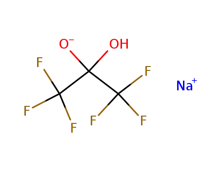 1,1,1,3,3,3-hexafluoro-propan-2-one hydrate; monosodium salt