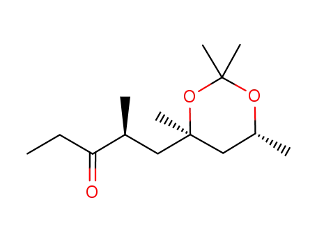 (S)-2-methyl-1-((4R,6R)-2,2,4,6-tetramethyl-1,3-dioxan-4-yl)pentan-3-one