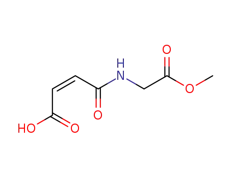 Molecular Structure of 70802-41-4 ((Z)-N-(3-carboxy-1-oxo-2-propenyl)-glycine methyl ester)