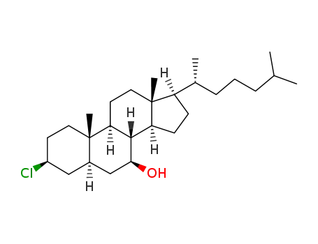 3β-Chloro-5α-cholestan-7β-ol