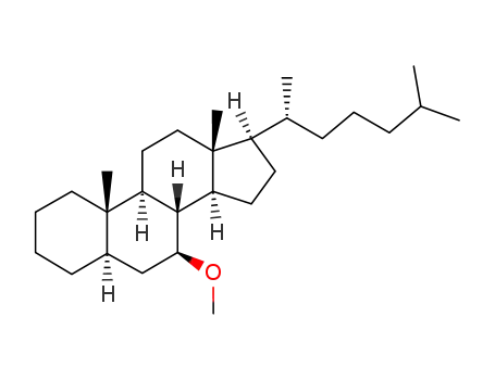 7β-methoxy-5α-cholestane