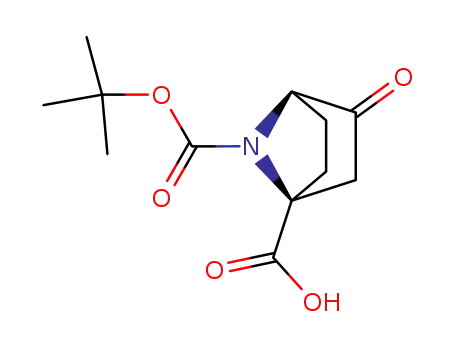 (1S,4R)-N-(tert-butoxycarbonyl)-7-azabicyclo[2.2.1]heptan-3-one-1-carboxylic acid