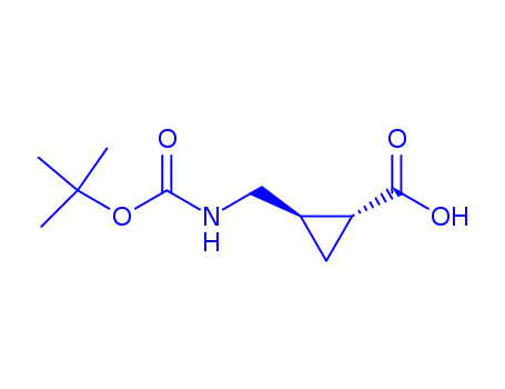 (1R,2R)-1-<<N-(tert-Butyloxycarbonyl)amino>methyl>-2-carboxycyclopropane