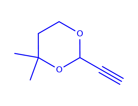 Molecular Structure of 189358-52-9 (1,3-Dioxane, 2-ethynyl-4,4-dimethyl- (9CI))