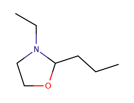 Molecular Structure of 1630-65-5 (3-ethyl-2-propyl-1,3-oxazolidine)