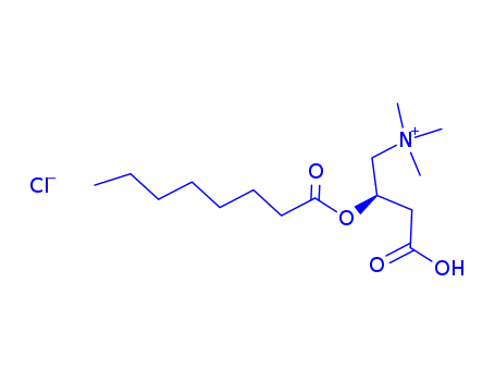 Molecular Structure of 18822-86-1 ((+/-)-OCTANOYLCARNITINE CHLORIDE)