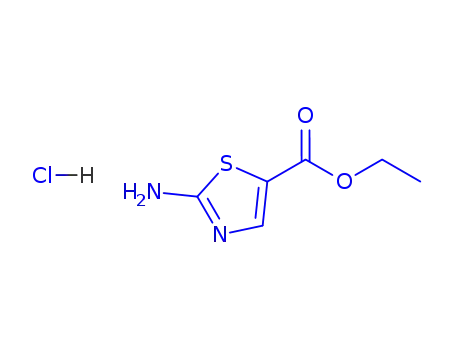 Molecular Structure of 162849-96-9 (ETHYL 2-AMINOTHIAZOLE-5-CARBOXYLATE HYDROCHLORIDE)