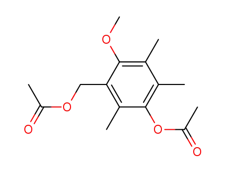 Molecular Structure of 18910-37-7 (3-(acetyloxy)-6-methoxy-2,4,5-trimethylbenzyl acetate)