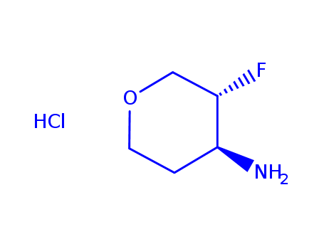 cis-3-fluorooxan-4-amine hydrochloride