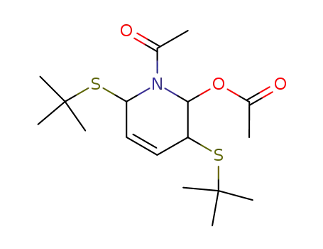 2-アセトキシ-1-アセチル-3,6-ジ(tert-ブチルチオ)-1,2,3,6-テトラヒドロピリジン