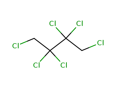 Molecular Structure of 1573-57-5 (1,2,2,3,3,4-hexachlorobutane)