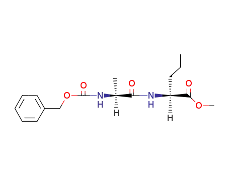 Molecular Structure of 18921-53-4 (methyl N-[(benzyloxy)carbonyl]alanylnorvalinate)