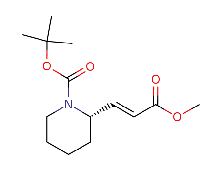 (S)-2-((E)-2-Methoxycarbonyl-vinyl)-piperidine-1-carboxylic acid tert-butyl ester