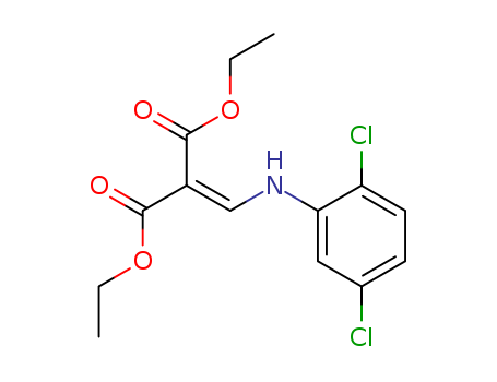 Propanedioic acid, 2-[[(2,5-dichlorophenyl)amino]methylene]-, 1,3-diethyl ester cas  19056-82-7