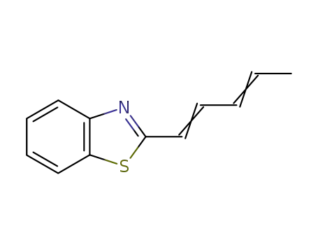 Molecular Structure of 1628-60-0 (Benzothiazole, 2-(1,3-pentadienyl)- (7CI,8CI))
