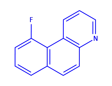 Molecular Structure of 163275-67-0 (10-fluorobenzo[f]quinoline)