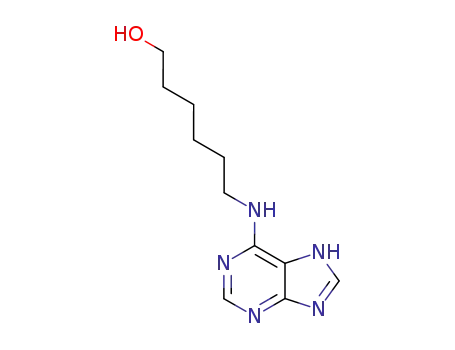 Molecular Structure of 18917-30-1 (6-(5H-purin-6-ylamino)hexan-1-ol)