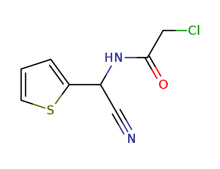 2-Chloro-N-(α-cyano-2-thenyl)acetamide