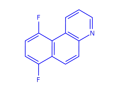 Molecular Structure of 163275-68-1 (7,10-difluorobenzo[f]quinoline)